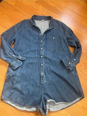 Pilcro Denim Romper - Size Large